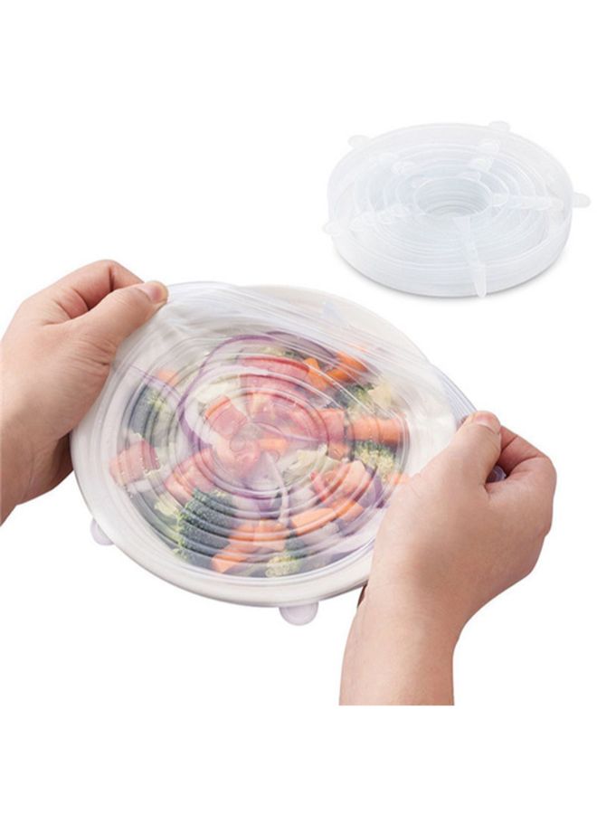Umiwin 6-Piece Universal Silicone Suction Lid Multicolour  - Image 4