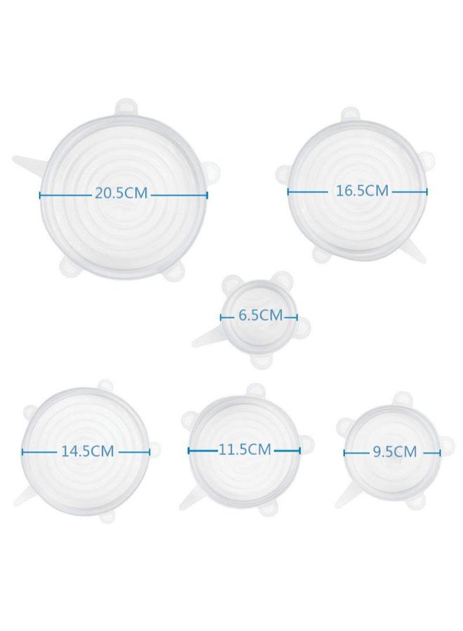 Umiwin 6-Piece Universal Silicone Suction Lid Multicolour  - Image 5