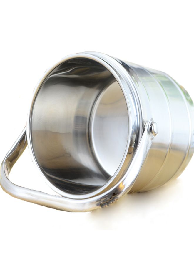 شاربدو صندوق غداء محمول مفرغ من الهواء فضي 22.5سم - Image 3