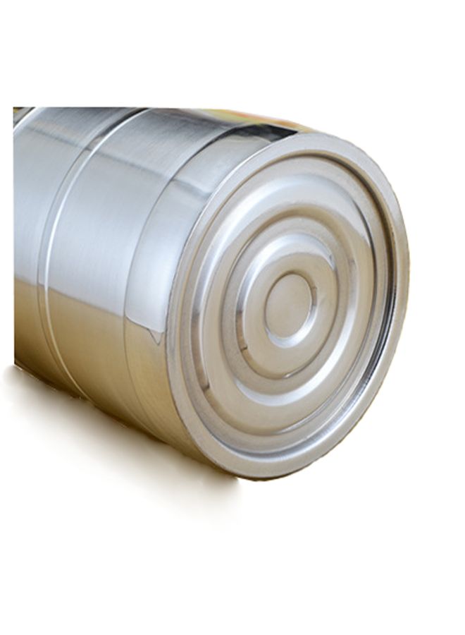 شاربدو صندوق غداء محمول مفرغ من الهواء فضي 22.5سم - Image 4