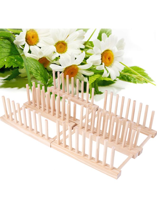 روندفل رف تنشيف صحون متعدد الأغراض بني - Image 3