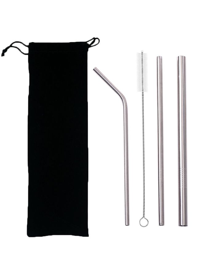 روندفل طقم ماصة للمشروبات من 4 قطع فضي - Image 3