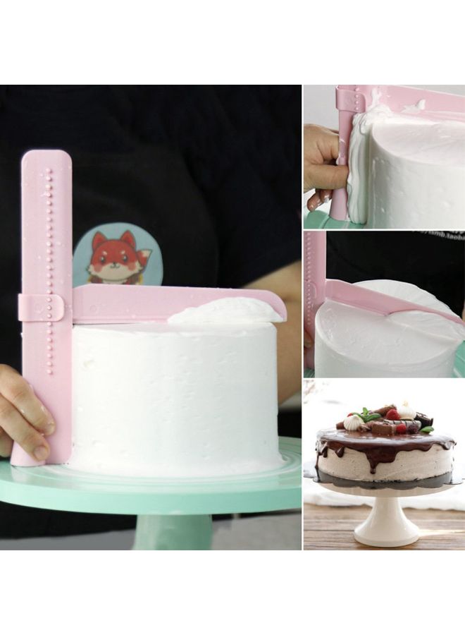 روندفل أداة فرد الكريمة لتزيين الكيك وردي - Image 2