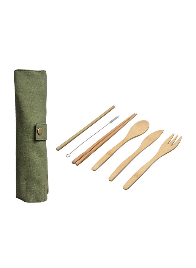 روندفل طقم أدوات مائدة مكوّن من 6 قطع بني - Image 1