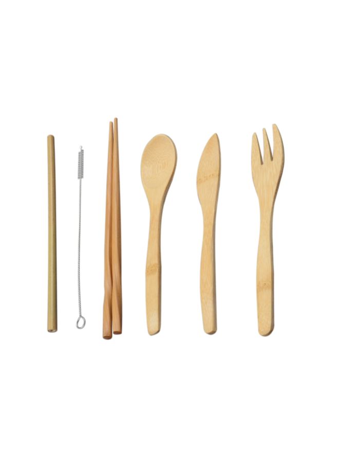 روندفل طقم أدوات مائدة مكوّن من 6 قطع بني - Image 3