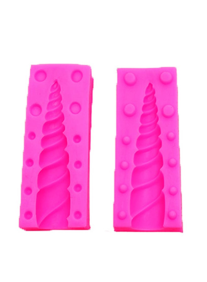 روندفل قوالب خبز ثلاثية الأبعاد من السيليكون يمكنك استخدامها بنفسك لعمل شكل أذن ورموش وقرن أحادي القرن مناسبة للشوكولاتة والفوندان متعدد الألوان - Image 1