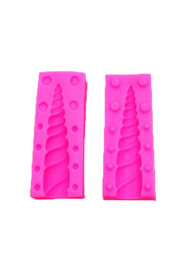 روندفل قوالب خبز ثلاثية الأبعاد من السيليكون يمكنك استخدامها بنفسك لعمل شكل أذن ورموش وقرن أحادي القرن مناسبة للشوكولاتة والفوندان متعدد الألوان - Image 3