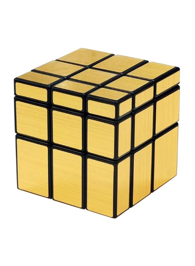 GObuy Mirror speed cubes 3x3x3 gold speed cube puzzle toys-m003 - Image 1