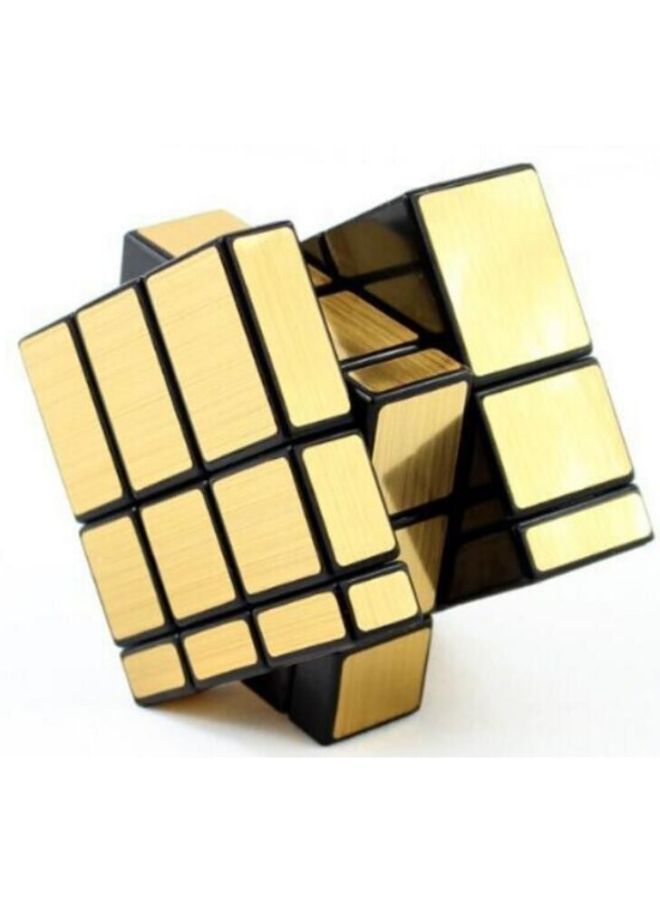 GObuy Mirror speed cubes 3x3x3 gold speed cube puzzle toys-m003 - Image 3