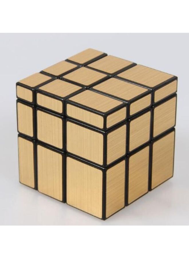 GObuy - 3 X 3 Golden Mirror Blocks Magic Cube Rubik'S Cube Puzzle -M219 - Image 1