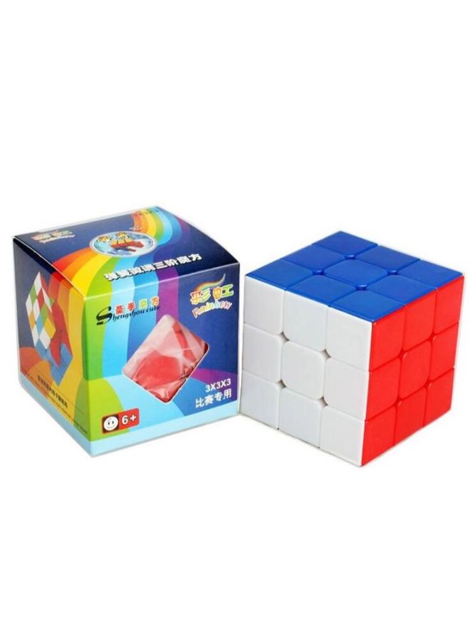 جو باي مكعب الأحجيات الرائع السريع شينج شو 3X3 متعدد الألوان الذي لا يحتوي على ملصقات طراز M122 - Image 4