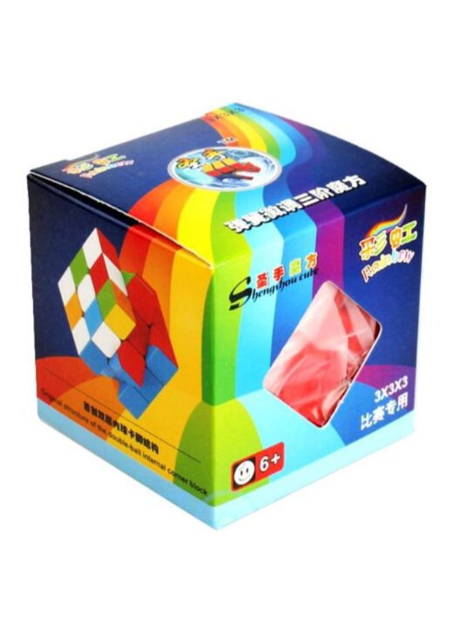 جو باي مكعب الأحجيات الرائع السريع شينج شو 3X3 متعدد الألوان الذي لا يحتوي على ملصقات طراز M122 - Image 5