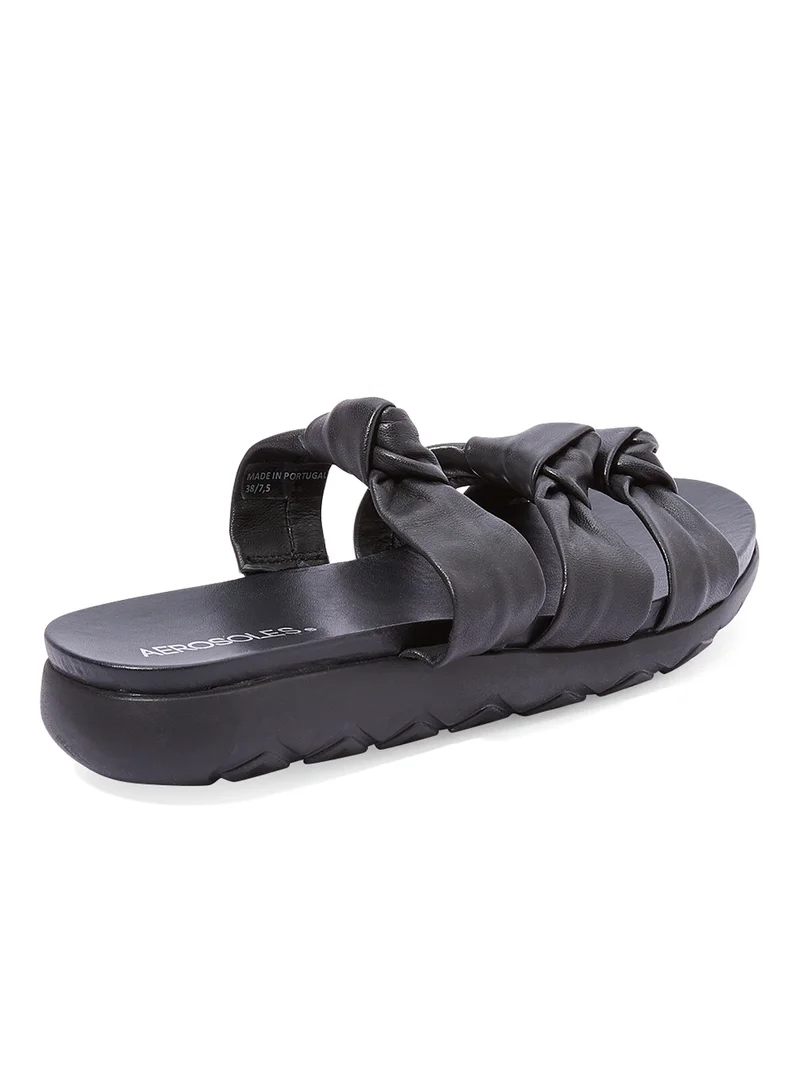 AEROSOLES Knotted Slides Sandals