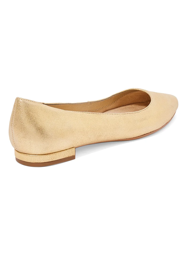 AEROSOLES Hey Girl Ballerinas Gold