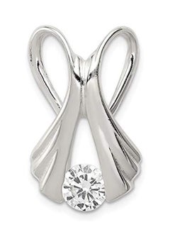 Sonia Jewels Sterling Silver Metal Pendant Necklace 