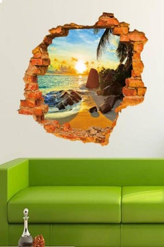 3D Acrylic Mirror Wall Stickers