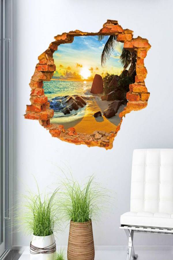 Generic - 3D Acrylic Mirror Wall Stickers - Image 1