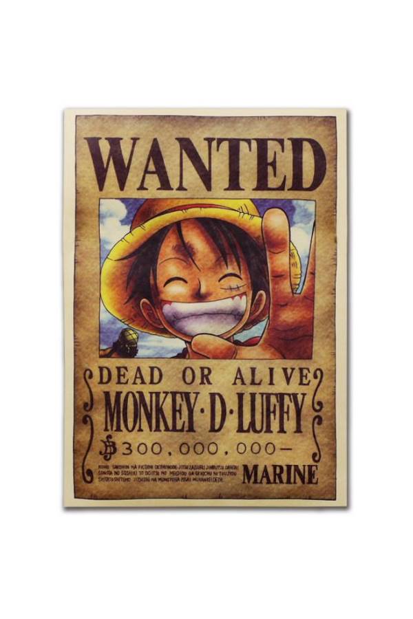 Anime One Piece Pirates Wanted Posters 1Pcs Set, Ace Poster Home Decor Wall Sticker  - Image 1