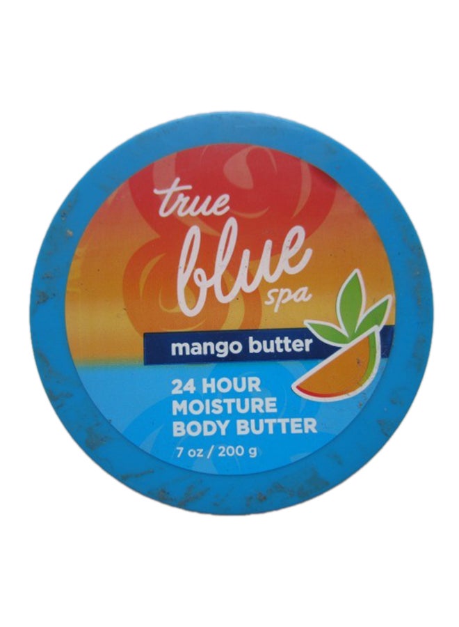 Bath & Body Works - True Blue Spa 24 Hour Moisture Mango Body Butter 7 Oz (200 Ml) - Image 1