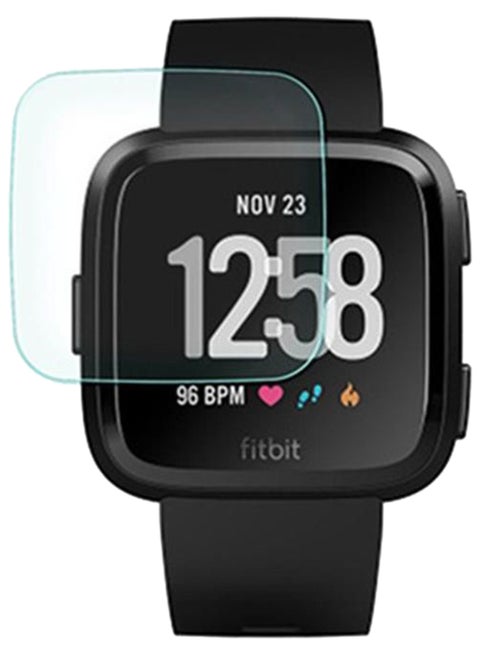 HD Tempered Glass Screen Protector For Fitbit Versa Clear