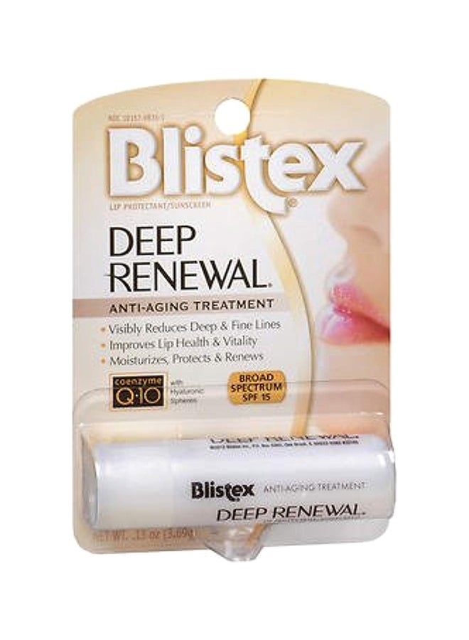 Blistex Deep Renewal Anti-Aging Treatment Lip Protectant/Sunscreen Spf 15 - 12 Ct, Pack Of 3
