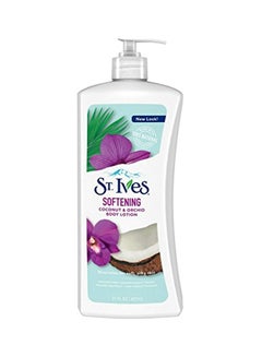 لوشن تنعيم الجسم سانت آيفز بمستخلص جوز الهند والأوركيد بحجم 21 أونصة (عبوة من 6 قطع)