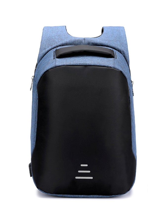Dasfour Anti-theft Waterproof Backpack With USB Charging Port For 16-Inch Laptop Blue - Image 1