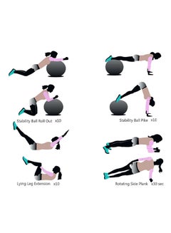 KANGAROO Yoga Ball With Pump 65cm  - Image 2