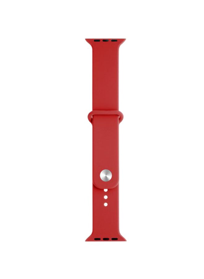 EHOME Replacement Band For Apple Watch 44mm Red - Image 1