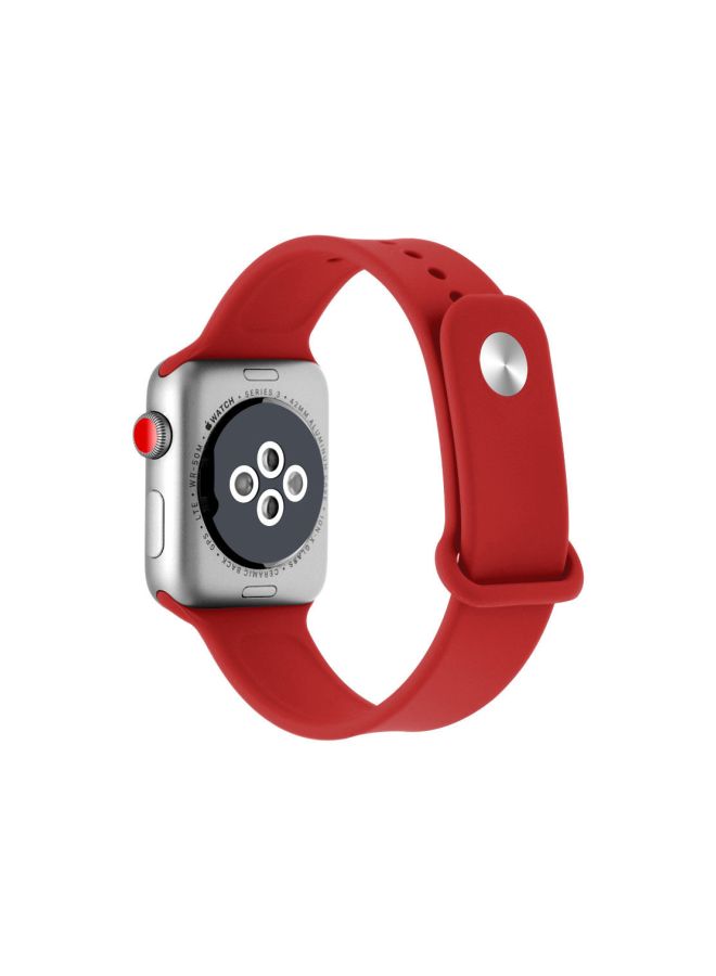 EHOME Replacement Band For Apple Watch 44mm Red - Image 3