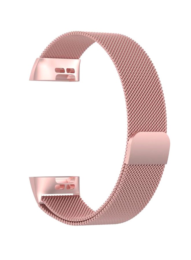 EHOME Replacement Band For Fitbit Charge 3 Rose Gold - Image 1