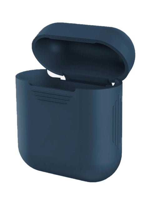 Charging Case For Apple AirPods Navy Blue
