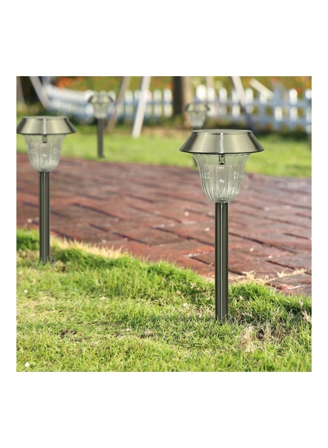 Generic 2-Piece LED Solar Garden Light Warm White 11.5x40x11.5centimeter  - Image 2