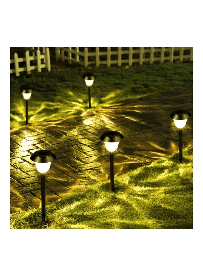 Generic 2-Piece LED Solar Garden Light Warm White 11.5x40x11.5centimeter  - Image 3