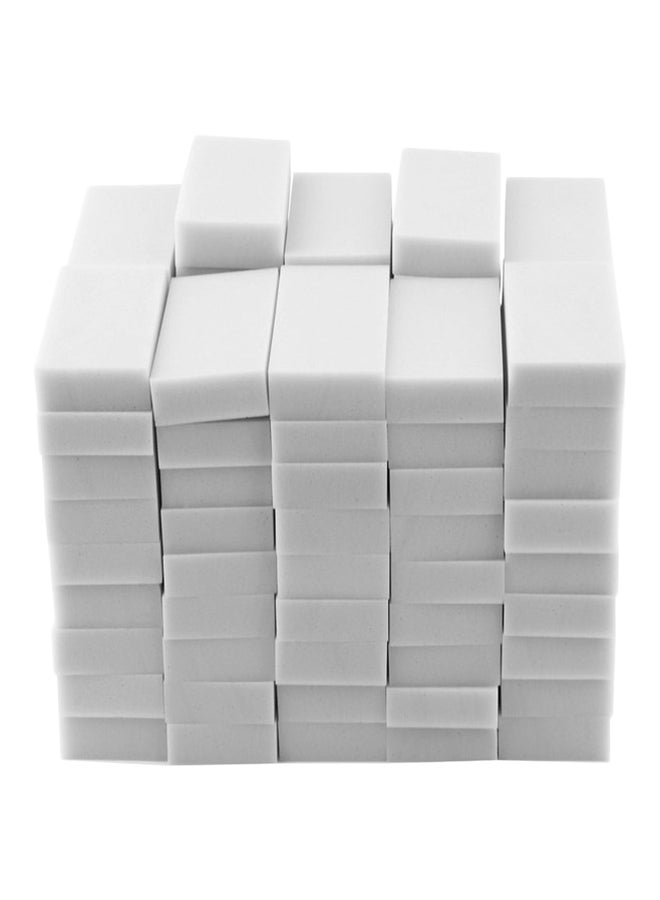 شاربدو ممحاة بملمس إسفنجي رائع للتنظيف من 100 قطعة أبيض 50*26*12سم - Image 1