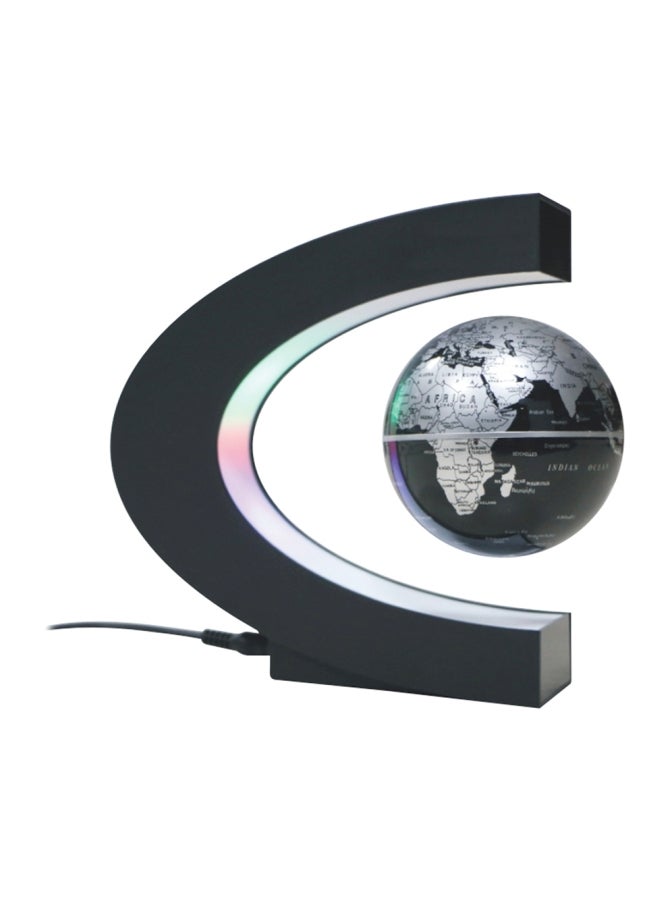 Generic Floating Globe LED Lamp Black/Silver/White - Image 1