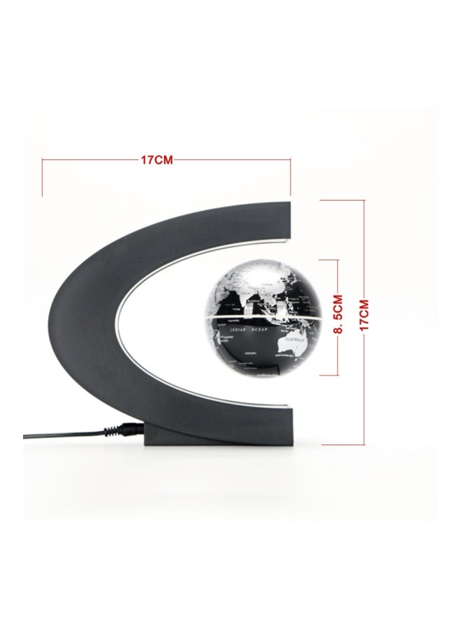 Generic Floating Globe LED Lamp Black/Silver/White - Image 2
