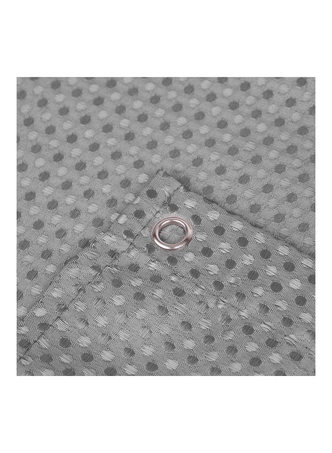 Htovila Waterproof Shower Curtain Grey 72x72inch - Image 2