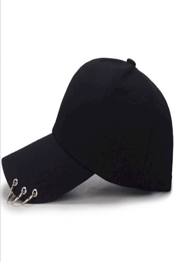 Snapback Baseball Cap Black  - Image 3