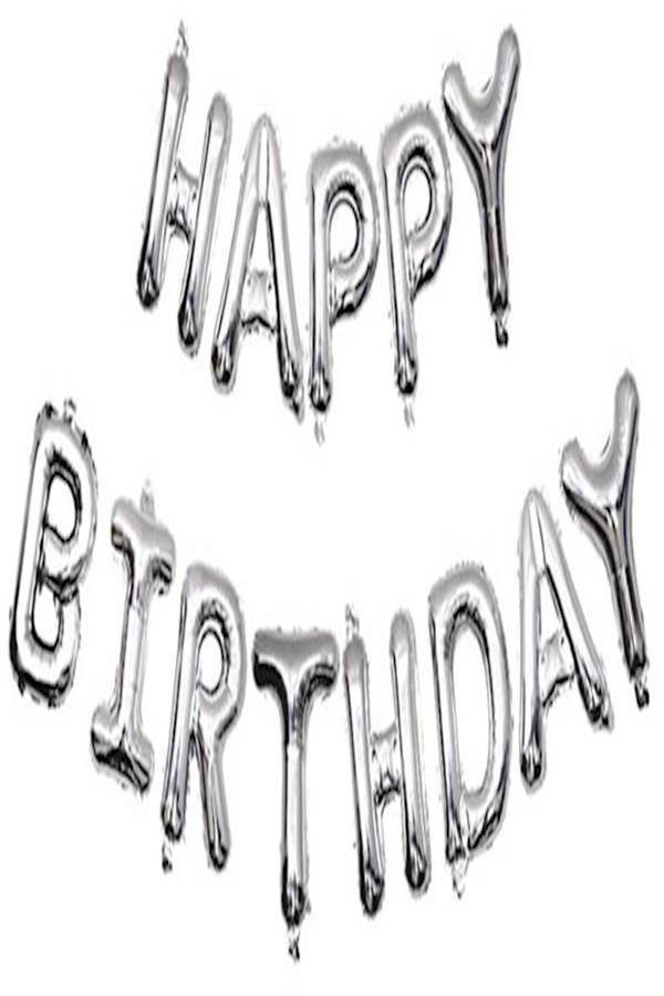 Generic - 16 Inch Letters Birthday Party Balloons Set Happy Birthday Party Decor 16inch - Image 1