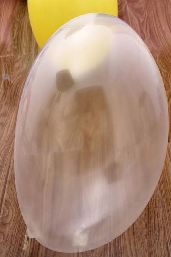 مجموعة بالونات مرنة شفافة ودائرية من اللاتكس مقاس 12 بوصة مناسبة لتزيين طاولات حفلات الزواج 12بوصة - Image 3