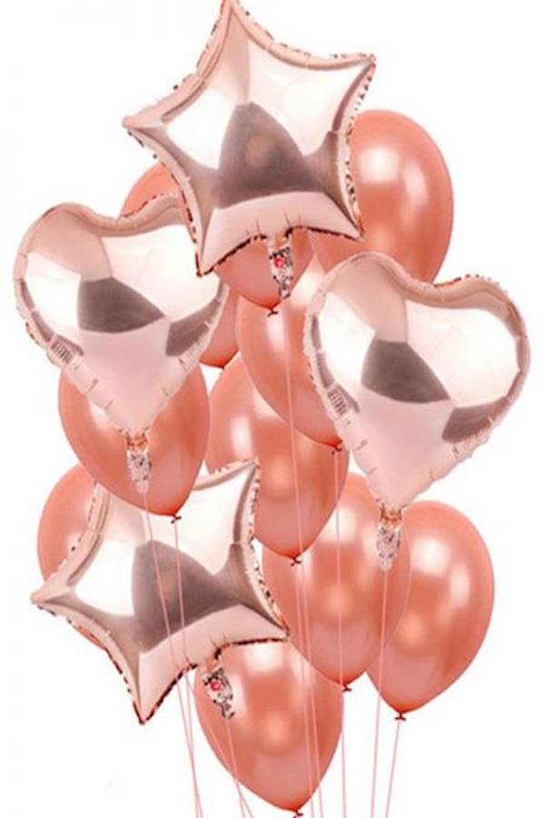 14- Piece Happy Birthday Decorative Balloon Set Medium