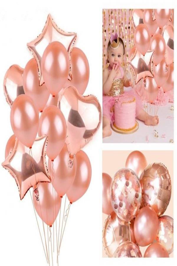 14- Piece Happy Birthday Decorative Balloon Set Medium
