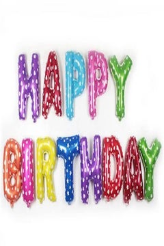 Happy Birthday Letter Balloons