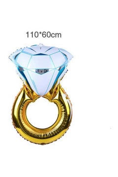 Generic Diamond Ring Pattern Decorative Party Balloon  - Image 2