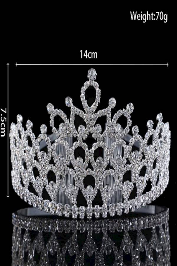 Generic - Wedding Tiara Rhinestone Decor Bride Crown - Image 1