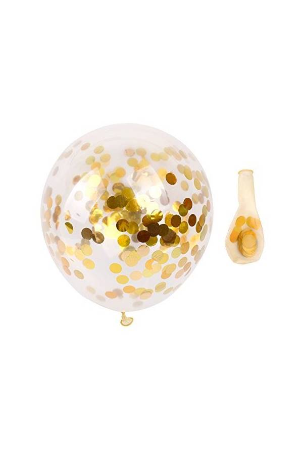 12-Piece Confetti Balloon Set 12inch - Image 2