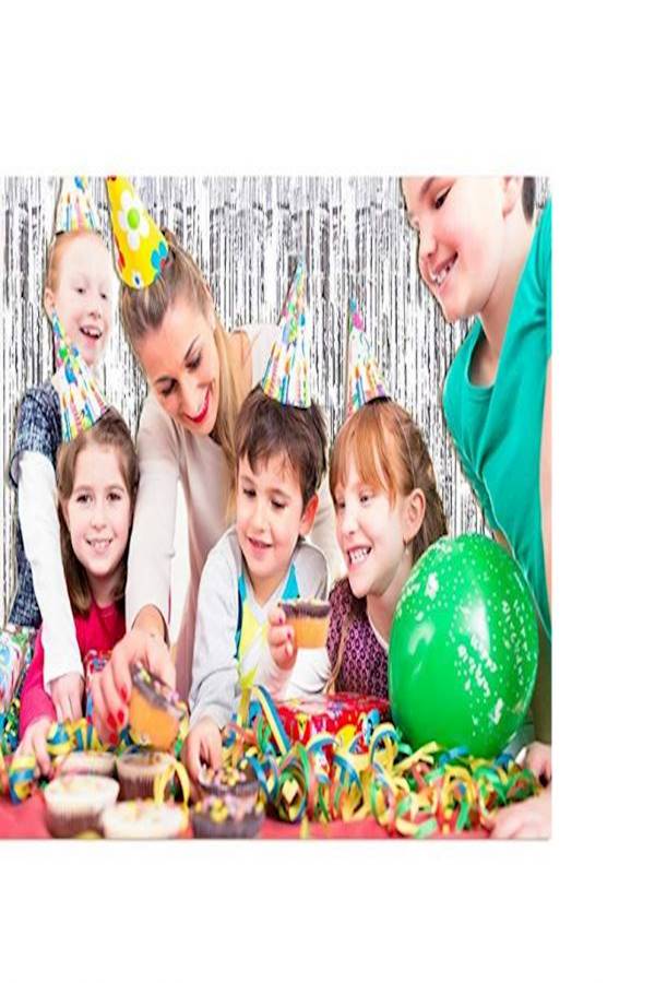 4-Piece Foil Fringe Curtain Set - Image 5