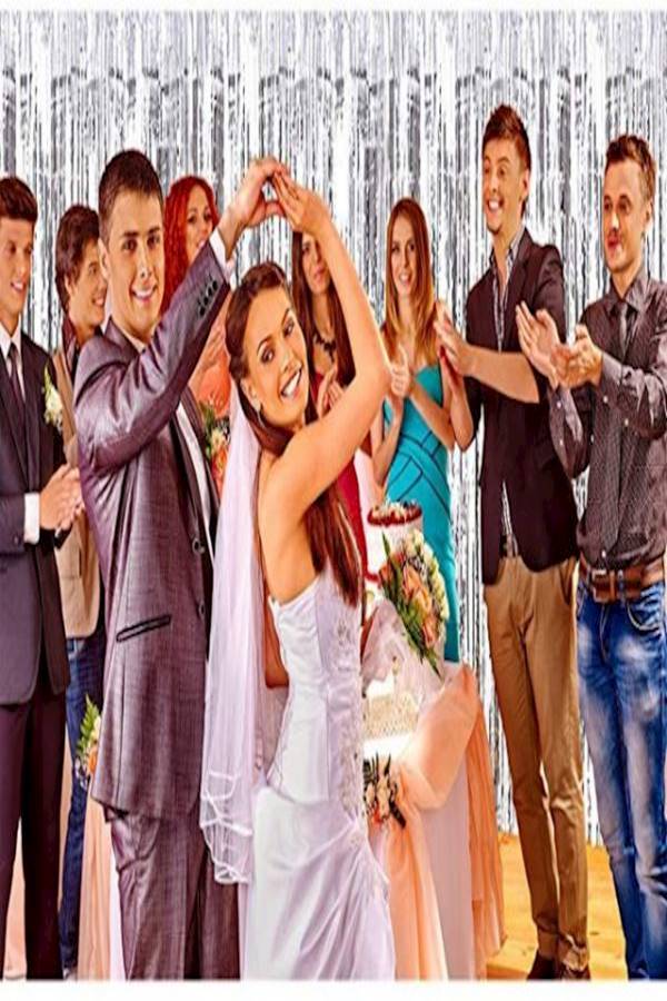 4-Piece Foil Fringe Curtain Set - Image 4