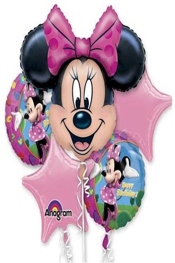 Minnie Mouse Birthday Foil Balloon